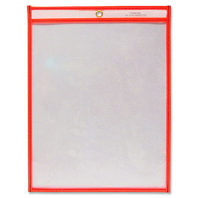 C-Line Reusable Dry Erase Pocket - Study Aid (CLI40814)