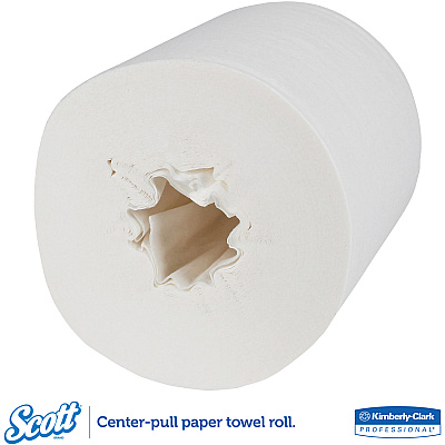 Scott Essential Roll Center Pull Towels with Fast-Drying Absorbency Pockets (KCC01032)