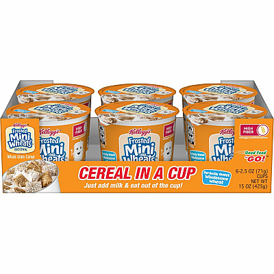 Keebler Kellogg's Frosted Mini-Wheats Cereal-in-a-Cup (KEB42799)