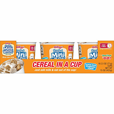 Keebler Kellogg's Frosted Mini-Wheats Cereal-in-a-Cup (KEB42799)