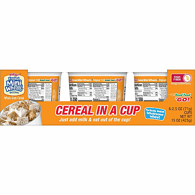 Keebler Kellogg's Frosted Mini-Wheats Cereal-in-a-Cup (KEB42799)
