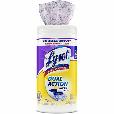 LYSOL Dual Action Wipes (RAC81700)