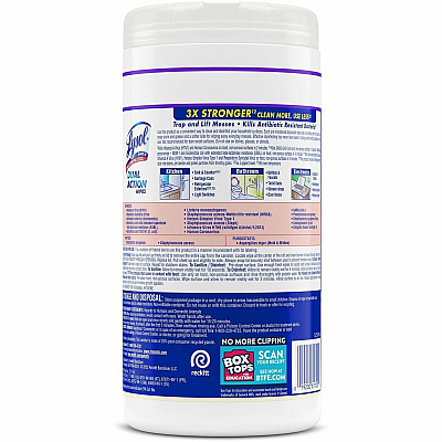 LYSOL Dual Action Wipes (RAC81700)