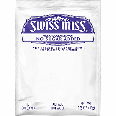 Swiss Miss Milk Chocolate No Sugar Added Cocoa Mix Packets (SWMHUN55584)