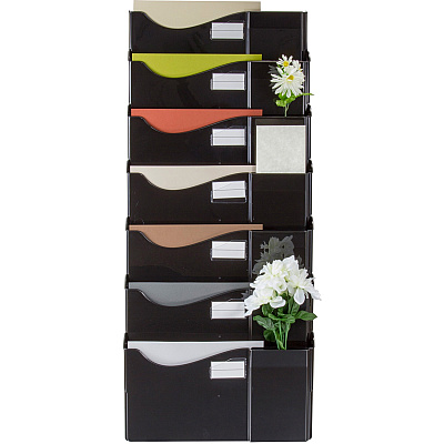 Officemate Grande Central Wall Filing System, 7 Pockets (OIC21726)