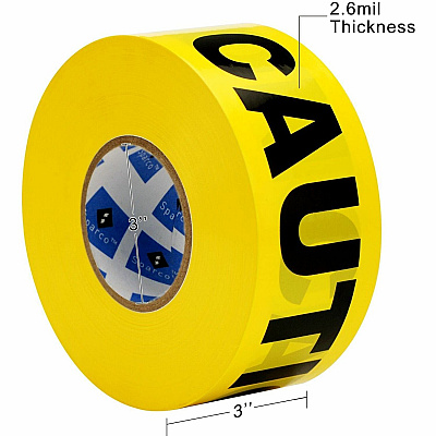 Sparco Caution Barricade Tape (SPR11795)