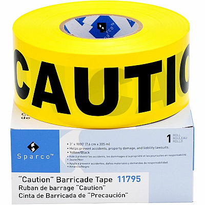 Sparco Caution Barricade Tape (SPR11795)