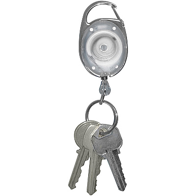 Tatco Reel Key Chain with Chrome Carabiner (TCO58200)