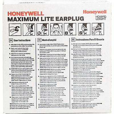 Howard Leight Max Lite Uncorded Foam Ear Plugs (HOWLPF1)