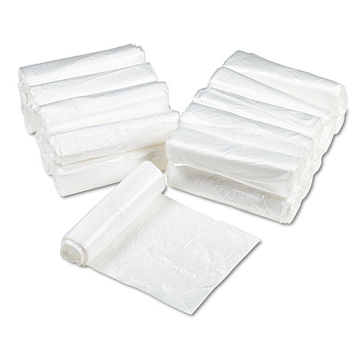 Ultra Plus Can Liners, 33 gal, 11 mic, 33" x 40", Natural, 25 Bags/Roll, 20 Rolls/Carton (WBIHD334011N)