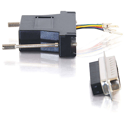 C2G Db25m/rj45f Serial Adapter Black (02937)