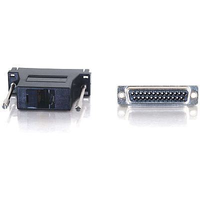 C2G Db25m/rj45f Serial Adapter Black (02937)