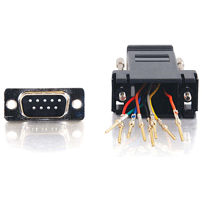 C2G Rj45f/db9m Modular Adapter Black (02947)