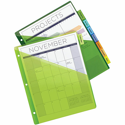 Avery Big Tab Insertable Plastic Dividers with Pocketsfor Laser and Inkjet Printers (AVE11903)