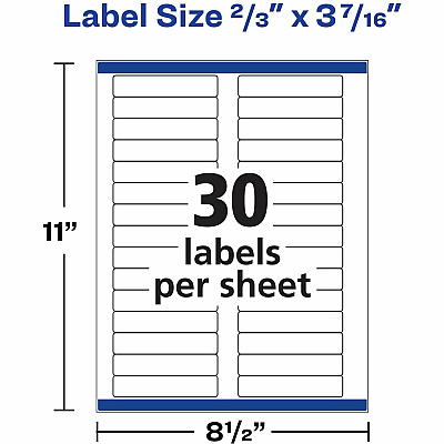 Avery TrueBlock File Folder Labels (AVE75366)