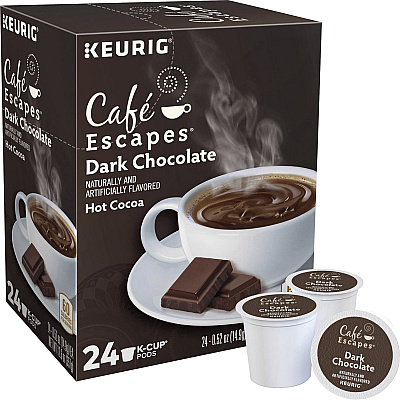 Cafe Escapes K-Cup Dark Chocolate Hot Cocoa (GMT6802)