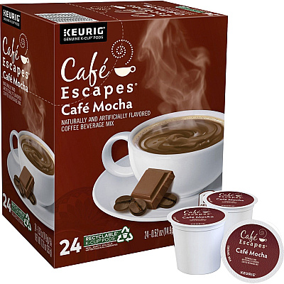 Cafe Escapes K-Cup Cafe Mocha (GMT6803)