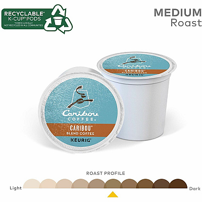 Caribou Coffee K-Cup Caribou Blend Coffee (GMT6992)
