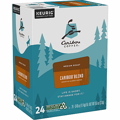 Caribou Coffee K-Cup Caribou Blend Coffee (GMT6992)