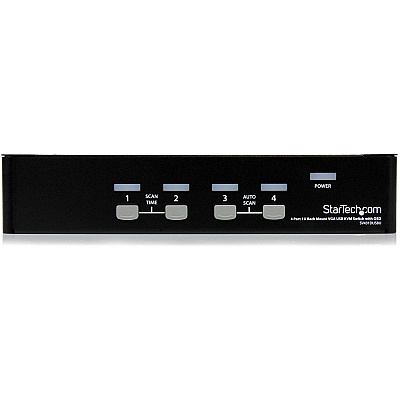 StarTech 4 Port 1u Rackmount Usb Kvm Switch (SV431DUSBU)