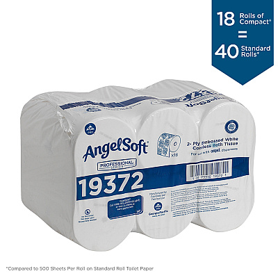 Angel Soft Professional Series Premium Embossed Coreless Toilet Paper (GPC19372)