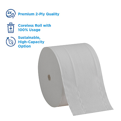 Angel Soft Professional Series Premium Embossed Coreless Toilet Paper (GPC19372)