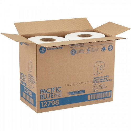 Pacific Blue Basic Jumbo Jr. High-Capacity Toilet Paper (12798)