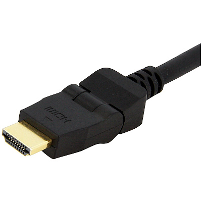 StarTech 6ft Swivel Hdmi Cable, 4k 30hz Hdmi 1.4 (HDMIROTMM6)