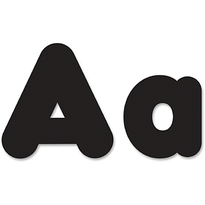 TREND Black 4" Casual Combo Ready Letters Set (TEPT79901)