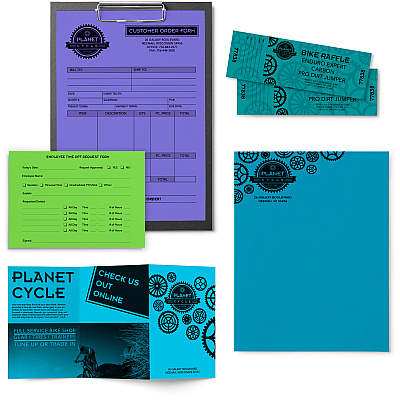 Astrobrights Color Copy Paper - "Cool" , 5 Assorted Colours (WAU20274)