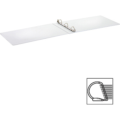 Cardinal ClearVue Overlay Tabloid D-Ring Binders (CRD22112CB)
