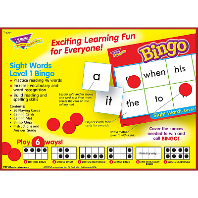 TREND Sight Words Bingo Game (TEPT6064)
