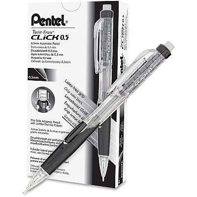 Pentel .5mm Twist Erase Click Mechanical Pencil (PENPD275TA)