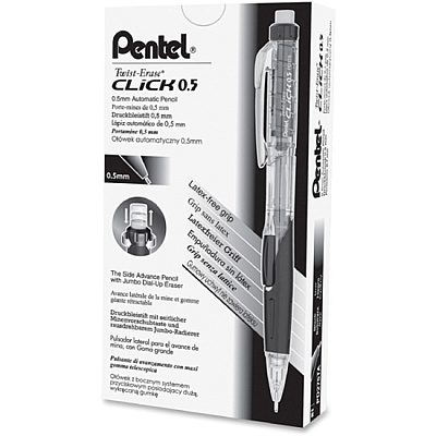Pentel .5mm Twist Erase Click Mechanical Pencil (PENPD275TA)