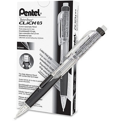 Pentel .5mm Twist Erase Click Mechanical Pencil (PENPD275TA)