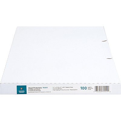 Business Source Top-Loading Poly Sheet Protectors (BSN74551)