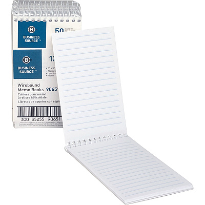 Business Source Wirebound Memo Books (BSN90651)