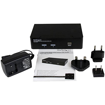 StarTech 2 Port Usb Hdmi Kvm Switch W/ Audio (SV231HDMIUA)