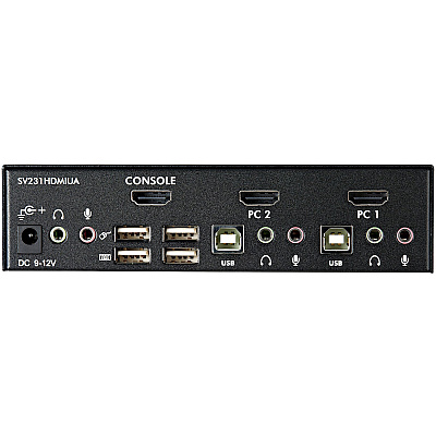 StarTech 2 Port Usb Hdmi Kvm Switch W/ Audio (SV231HDMIUA)