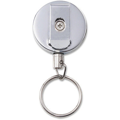 Advantus Heavy-Duty Steel Chain Retracting ID Reel (AVT75545)