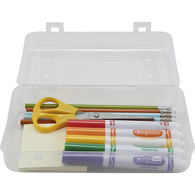 Gem Office Products Clear Pencil Box (AVT34104)