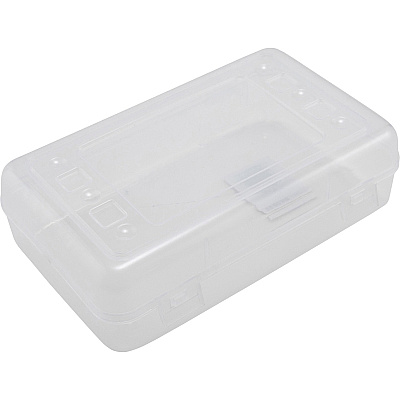 Gem Office Products Clear Pencil Box (AVT34104)