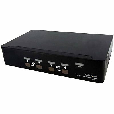 StarTech 4 Port Usb Displayport Kvm Switch (SV431DPUA)