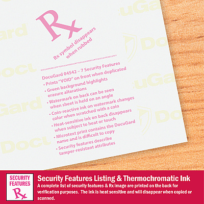 DocuGard Advanced Medical Security Paper (PRB04542)