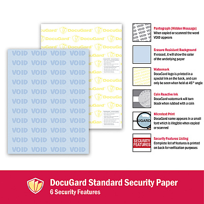 DocuGard Standard Medical Security Paper (PRB04541)