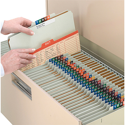 Smead 2/5 Tab Cut Letter Recycled Classification Folder (SMD14023)