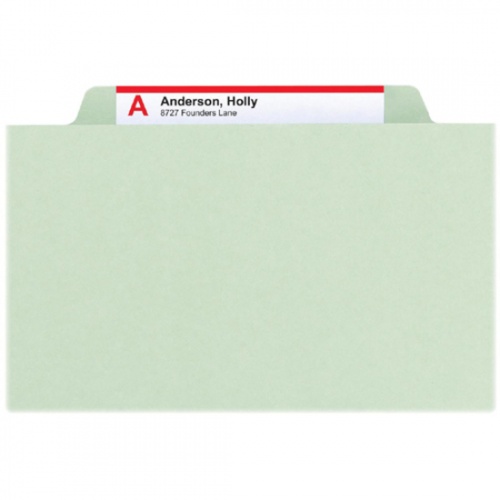 Smead 2/5 Tab Cut Letter Recycled Classification Folder (14023)
