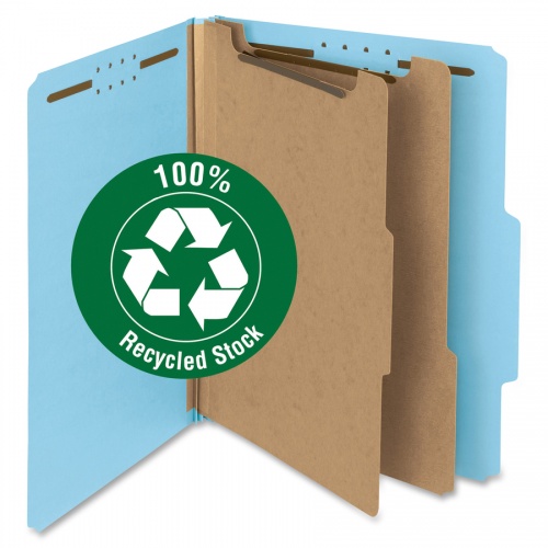 Smead 2/5 Tab Cut Letter Recycled Classification Folder (14021)