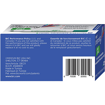 BIC Intensity Low Odor Dry Erase Markers (BICGDEM11GN)
