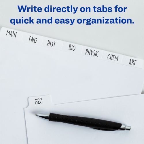 Avery Write-On Multi Color Tab Dividers (11508)